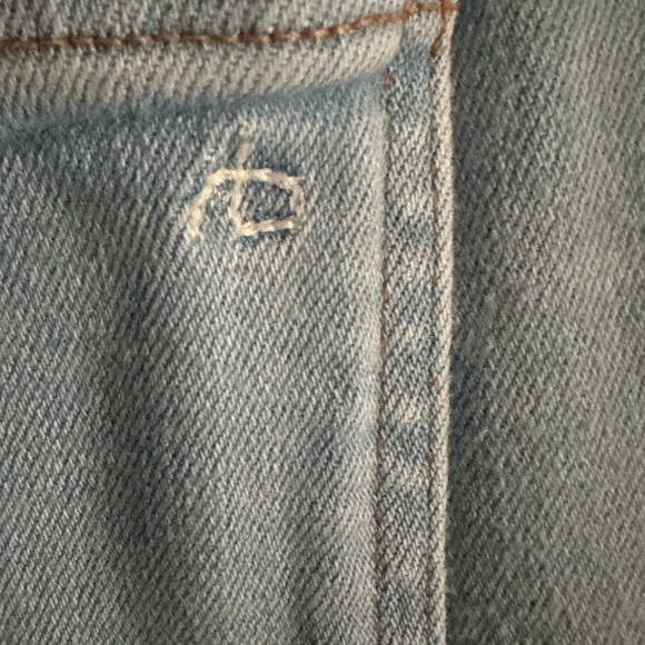 Rag & Bone Women's Mid Rise Ankle Skinny Jeans in Light Blue wash Distressed 31 - Picture 7 of 15